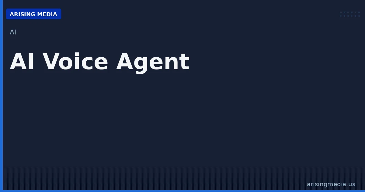 AI Voice Agent Services