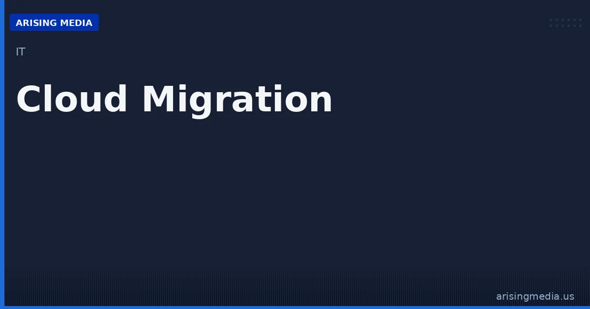 Cloud Migration Services