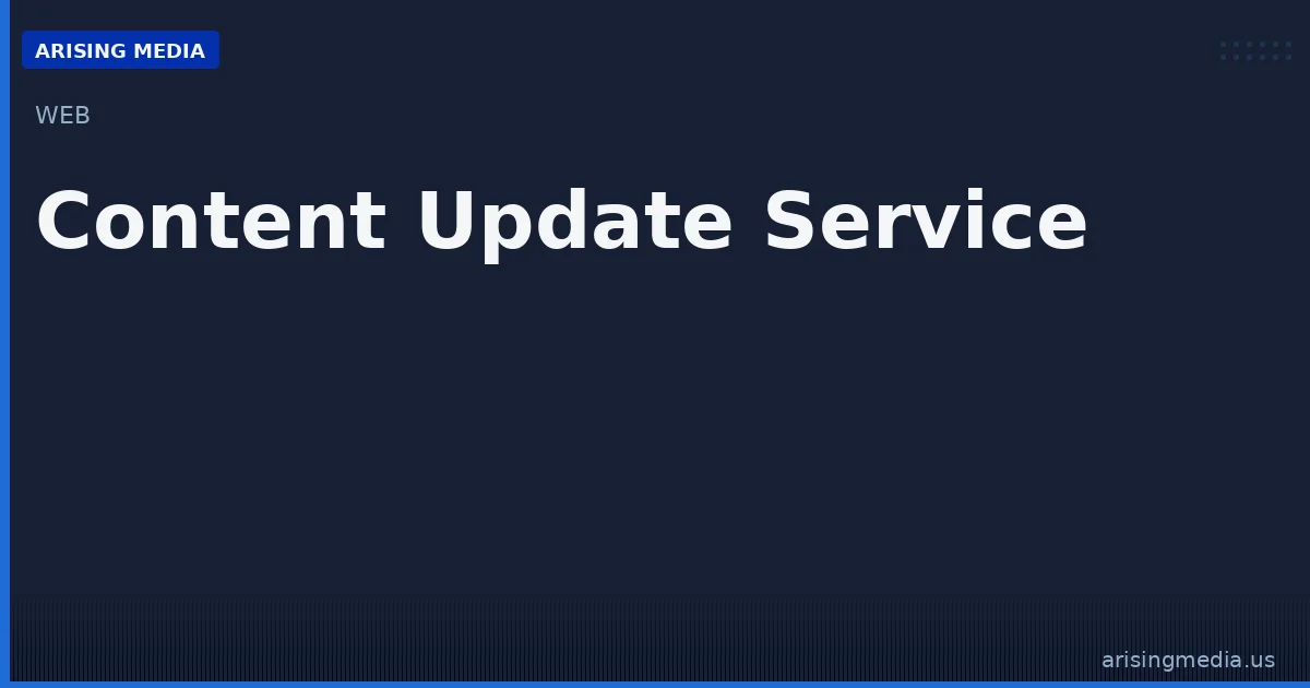 Content Update Service