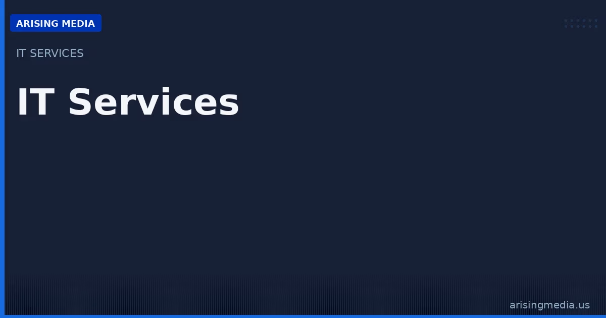 Infrastructure: overview at Arising Media