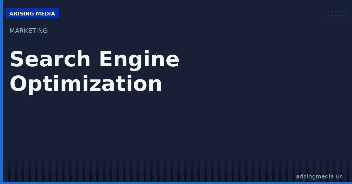 Search Engine Optimization Services