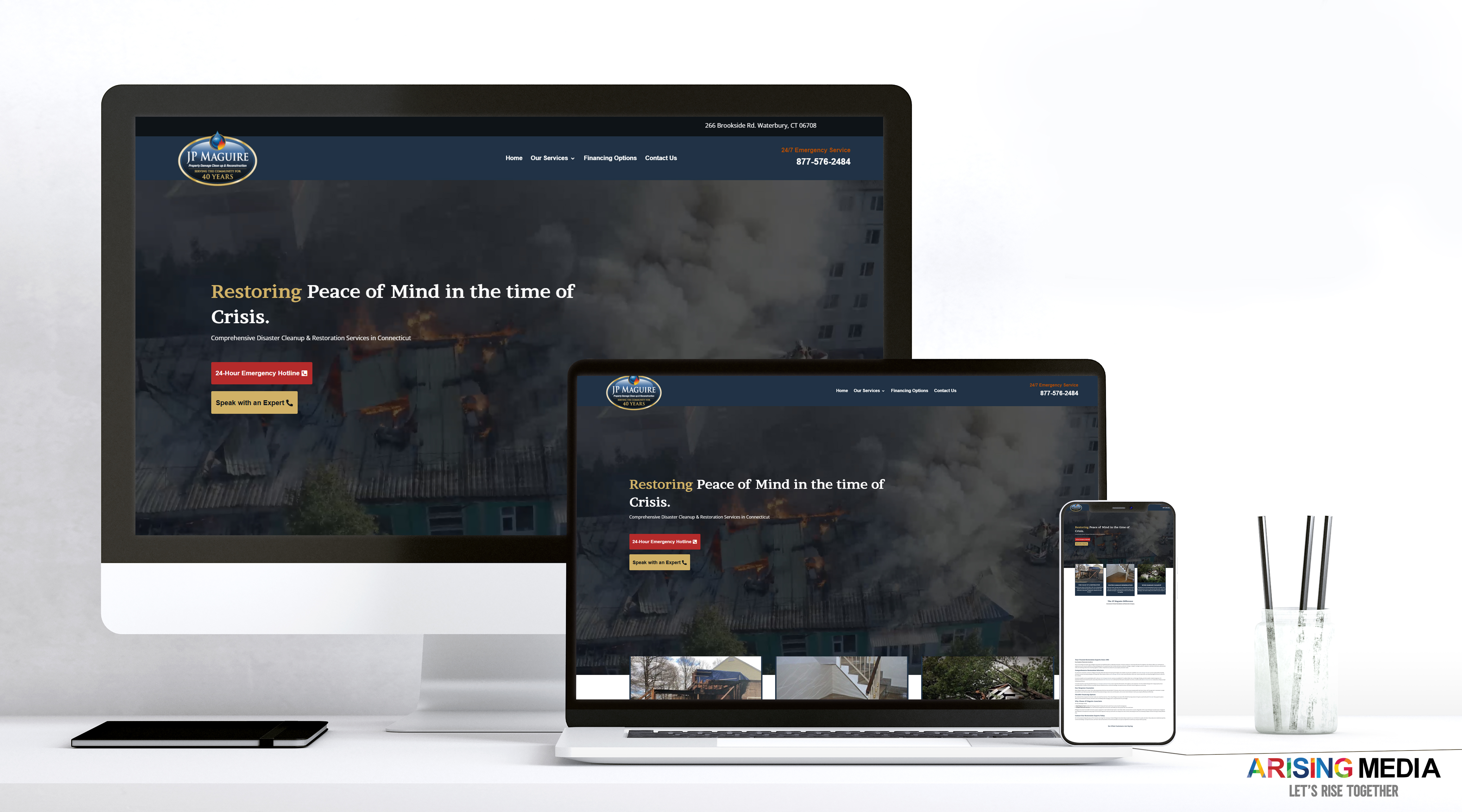 Web, Arising Media portfolio