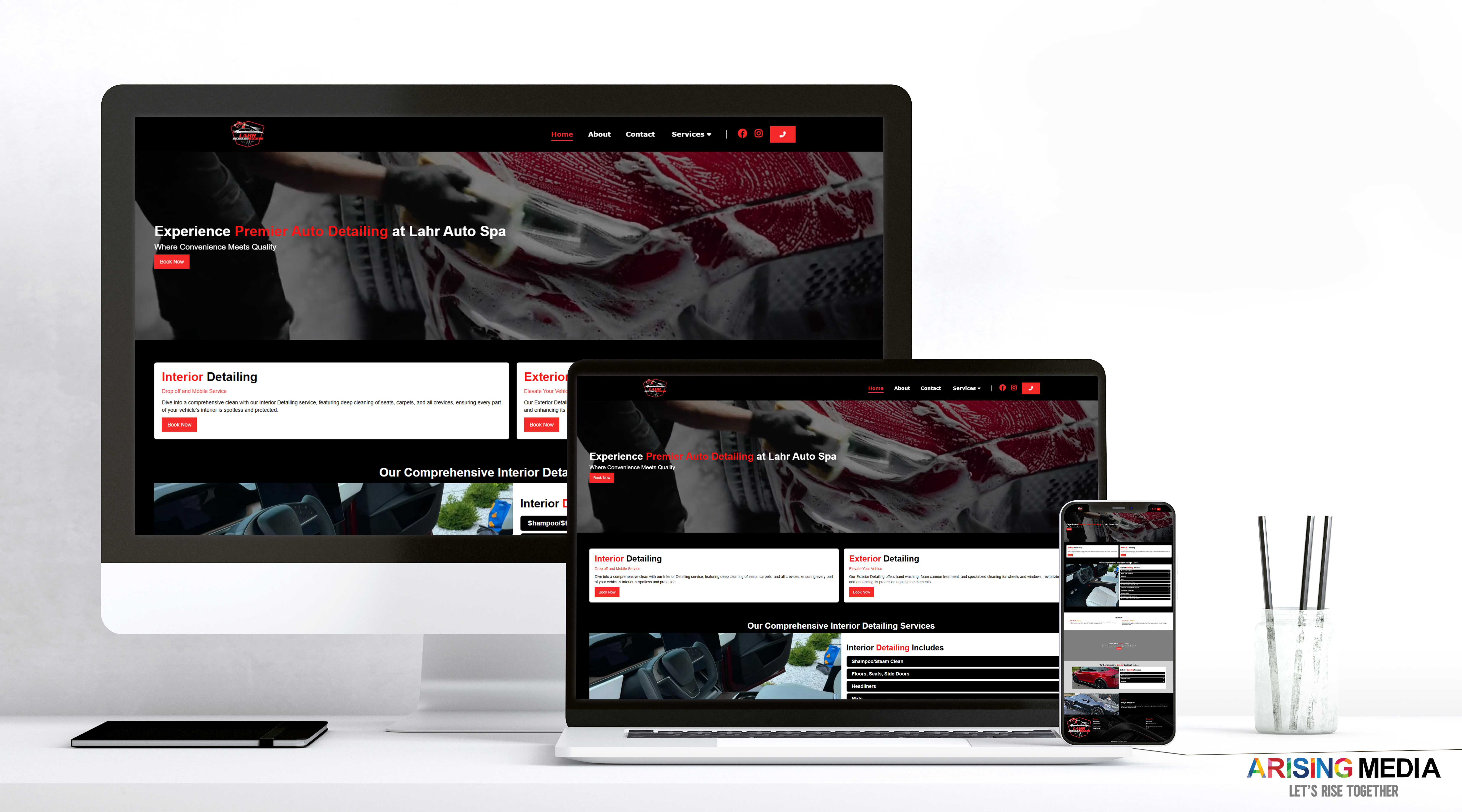 Web, Arising Media portfolio